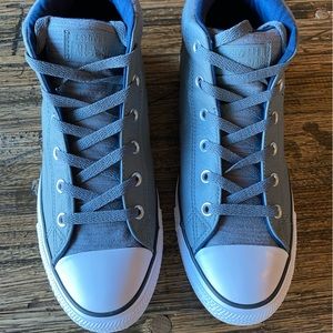New in Box. Converse Street Mid Cool Grey/Midnight Navy Shoes.